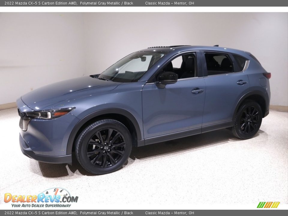 2022 Mazda CX-5 S Carbon Edition AWD Polymetal Gray Metallic / Black Photo #3