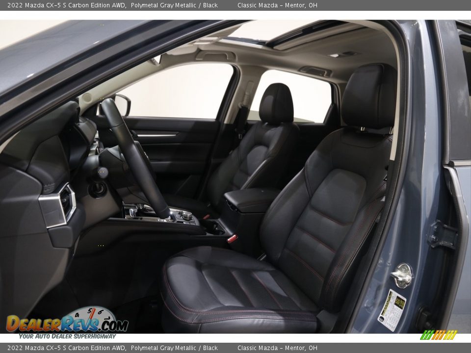 2022 Mazda CX-5 S Carbon Edition AWD Polymetal Gray Metallic / Black Photo #5