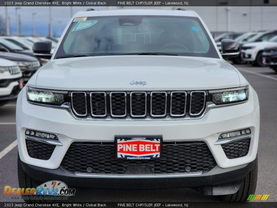 2023 Jeep Grand Cherokee 4XE Bright White / Global Black Photo #2