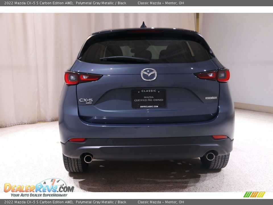 2022 Mazda CX-5 S Carbon Edition AWD Polymetal Gray Metallic / Black Photo #18