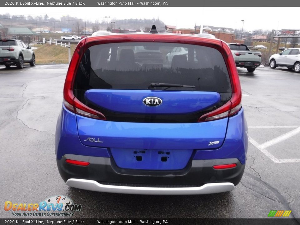 2020 Kia Soul X-Line Neptune Blue / Black Photo #8