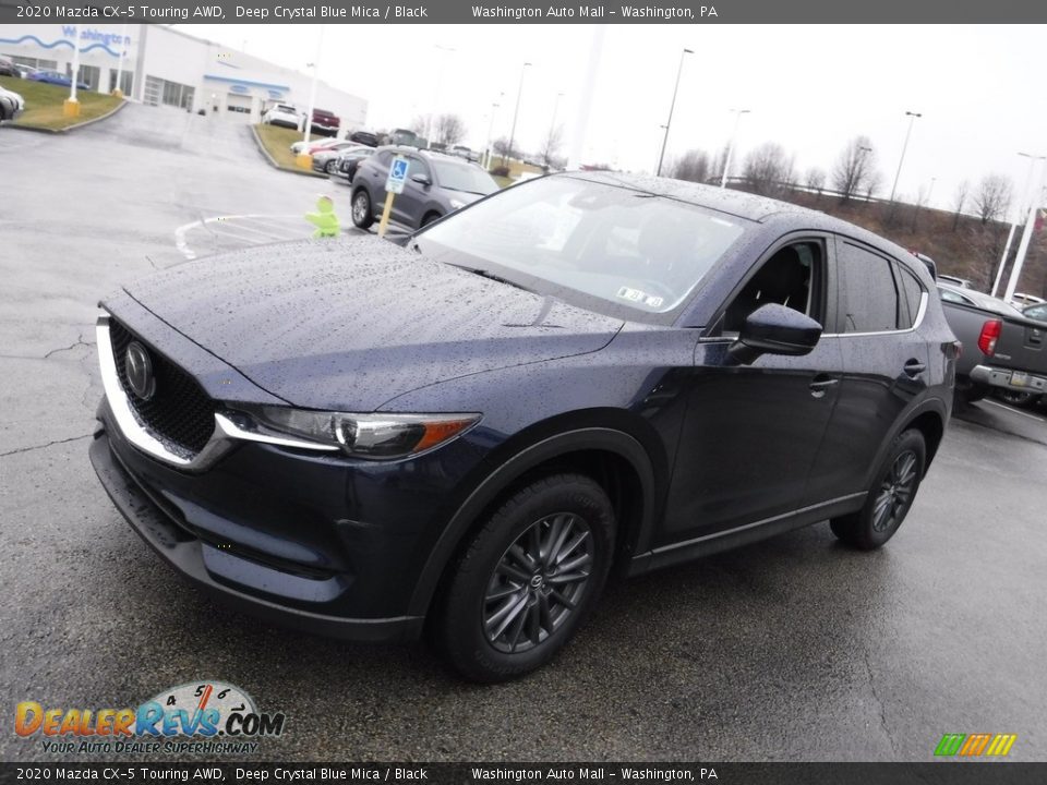 2020 Mazda CX-5 Touring AWD Deep Crystal Blue Mica / Black Photo #6