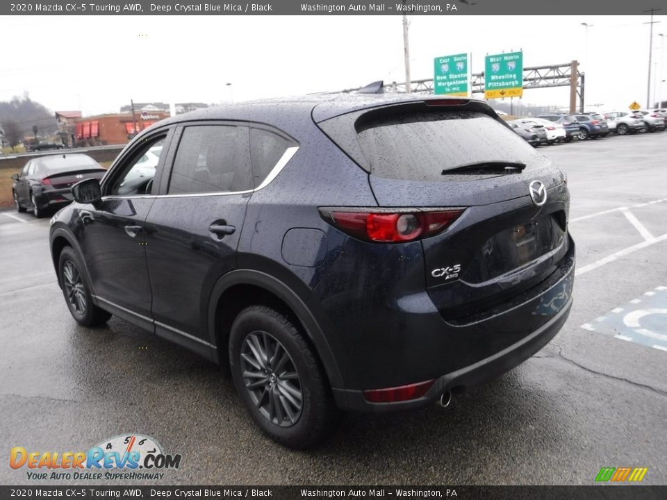 2020 Mazda CX-5 Touring AWD Deep Crystal Blue Mica / Black Photo #8