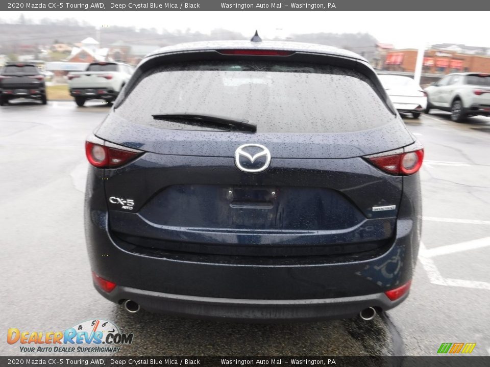 2020 Mazda CX-5 Touring AWD Deep Crystal Blue Mica / Black Photo #9