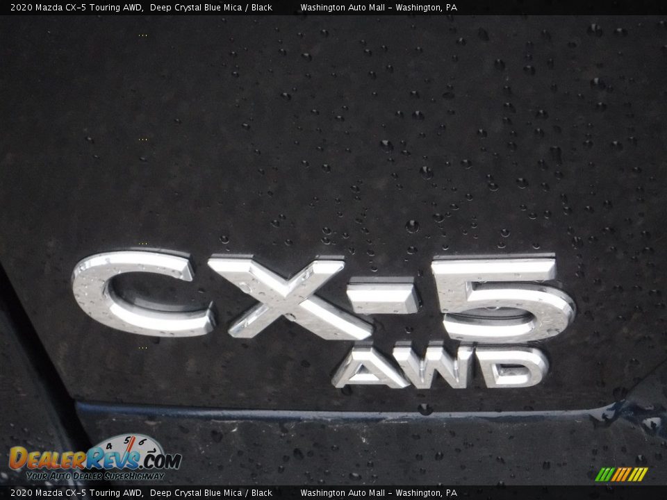 2020 Mazda CX-5 Touring AWD Deep Crystal Blue Mica / Black Photo #10