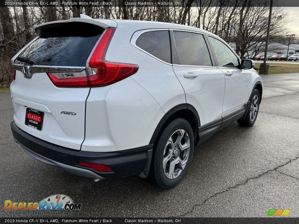 2019 Honda CR-V EX-L AWD Platinum White Pearl / Black Photo #3