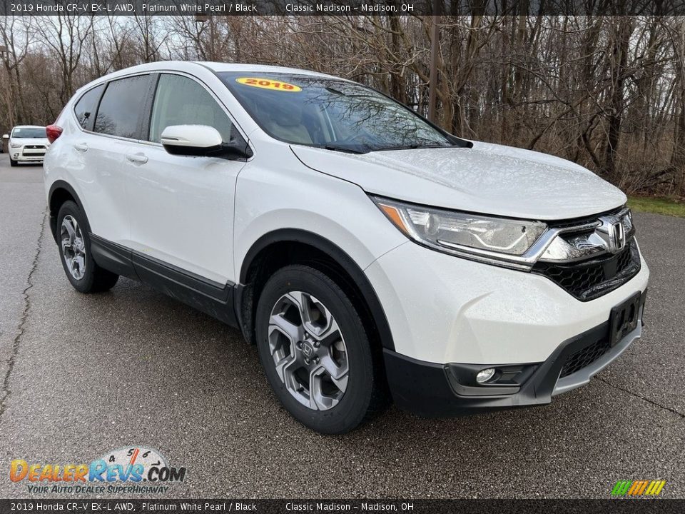 2019 Honda CR-V EX-L AWD Platinum White Pearl / Black Photo #4
