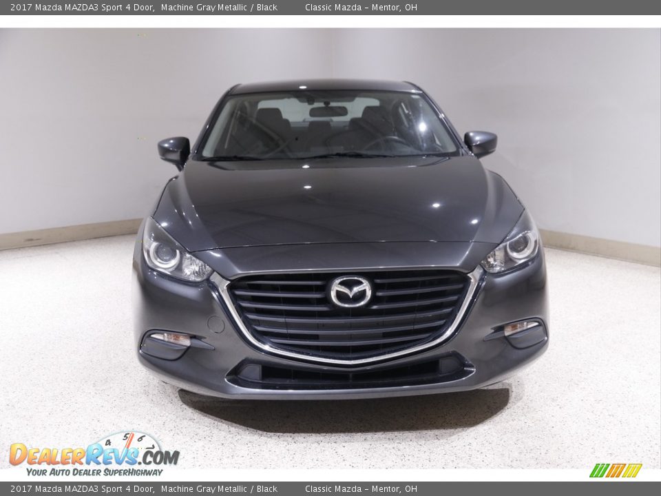 2017 Mazda MAZDA3 Sport 4 Door Machine Gray Metallic / Black Photo #2