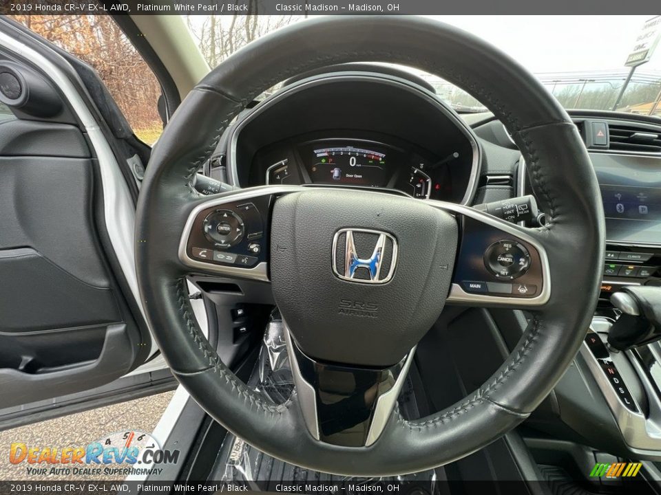 2019 Honda CR-V EX-L AWD Platinum White Pearl / Black Photo #9