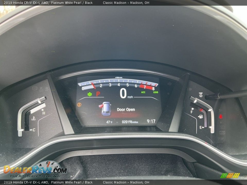 2019 Honda CR-V EX-L AWD Platinum White Pearl / Black Photo #10