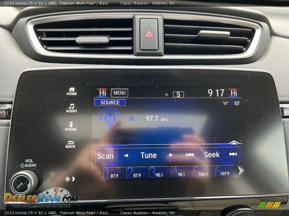 2019 Honda CR-V EX-L AWD Platinum White Pearl / Black Photo #11
