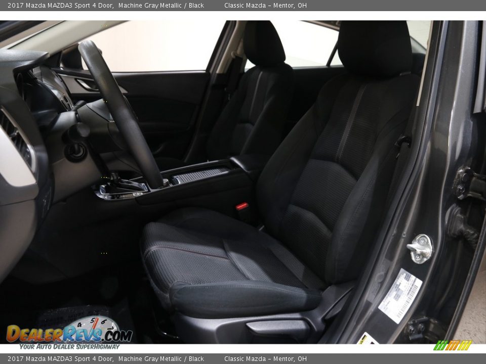 2017 Mazda MAZDA3 Sport 4 Door Machine Gray Metallic / Black Photo #5