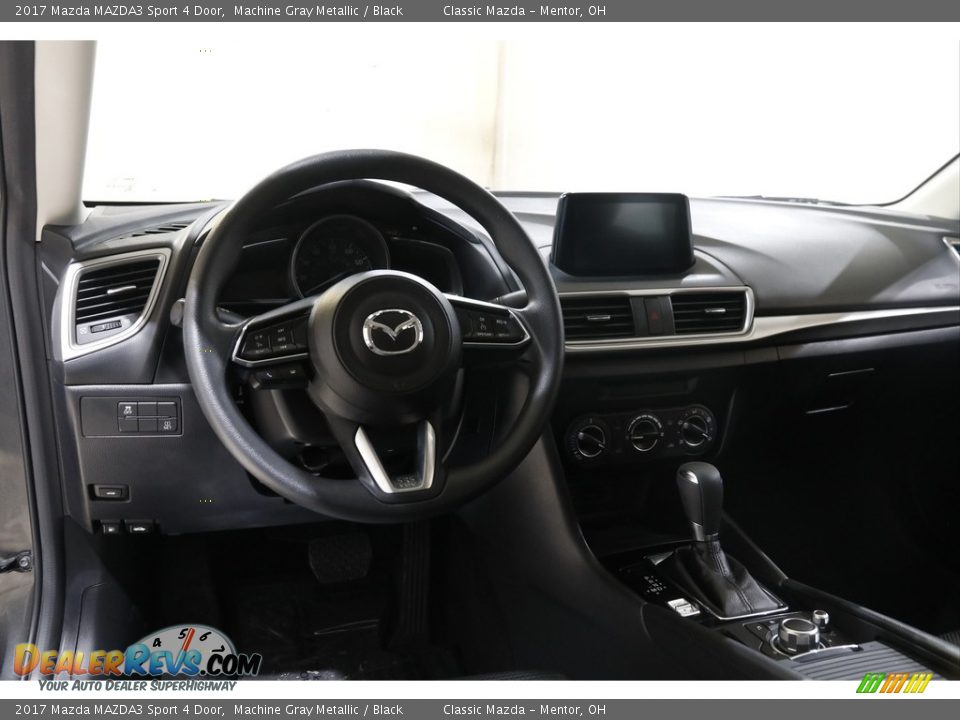 2017 Mazda MAZDA3 Sport 4 Door Machine Gray Metallic / Black Photo #6