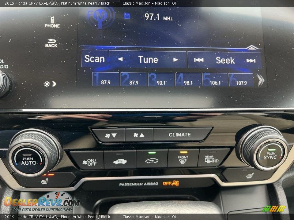 2019 Honda CR-V EX-L AWD Platinum White Pearl / Black Photo #13