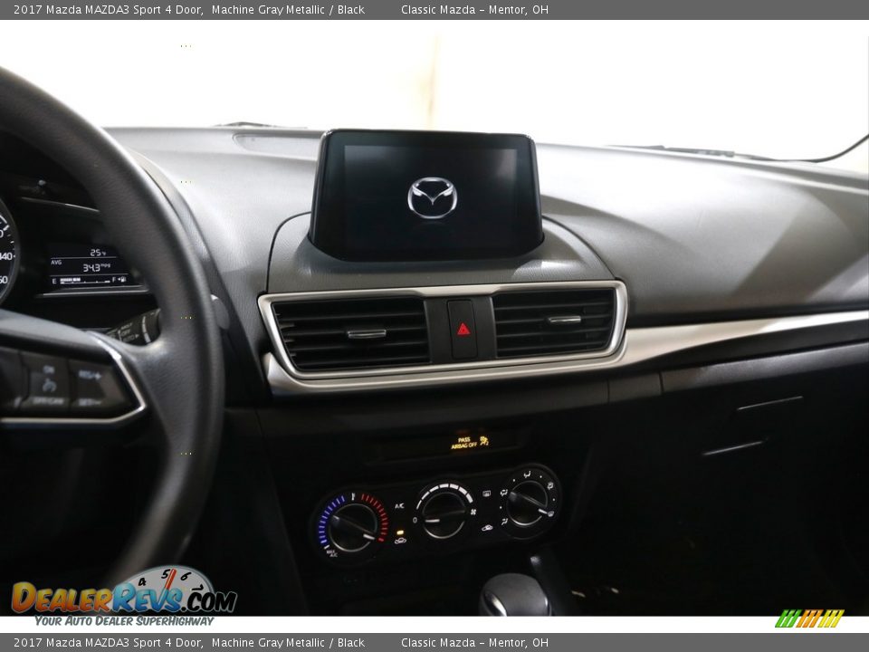 2017 Mazda MAZDA3 Sport 4 Door Machine Gray Metallic / Black Photo #9