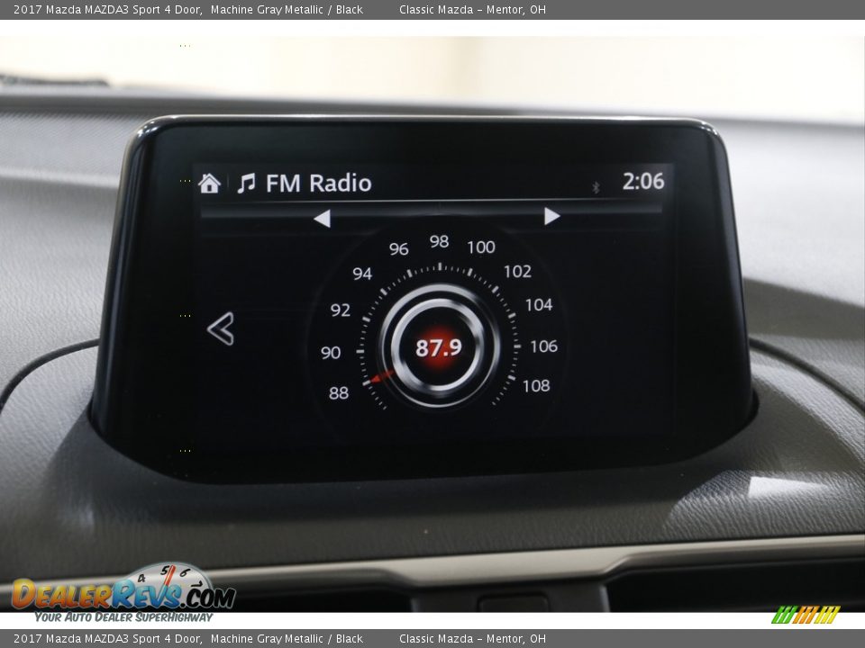 2017 Mazda MAZDA3 Sport 4 Door Machine Gray Metallic / Black Photo #11