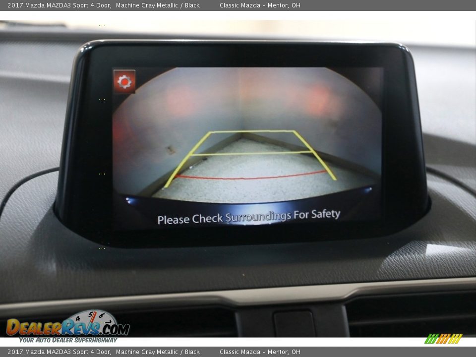 2017 Mazda MAZDA3 Sport 4 Door Machine Gray Metallic / Black Photo #12