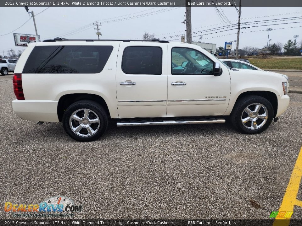 2013 Chevrolet Suburban LTZ 4x4 White Diamond Tricoat / Light Cashmere/Dark Cashmere Photo #1