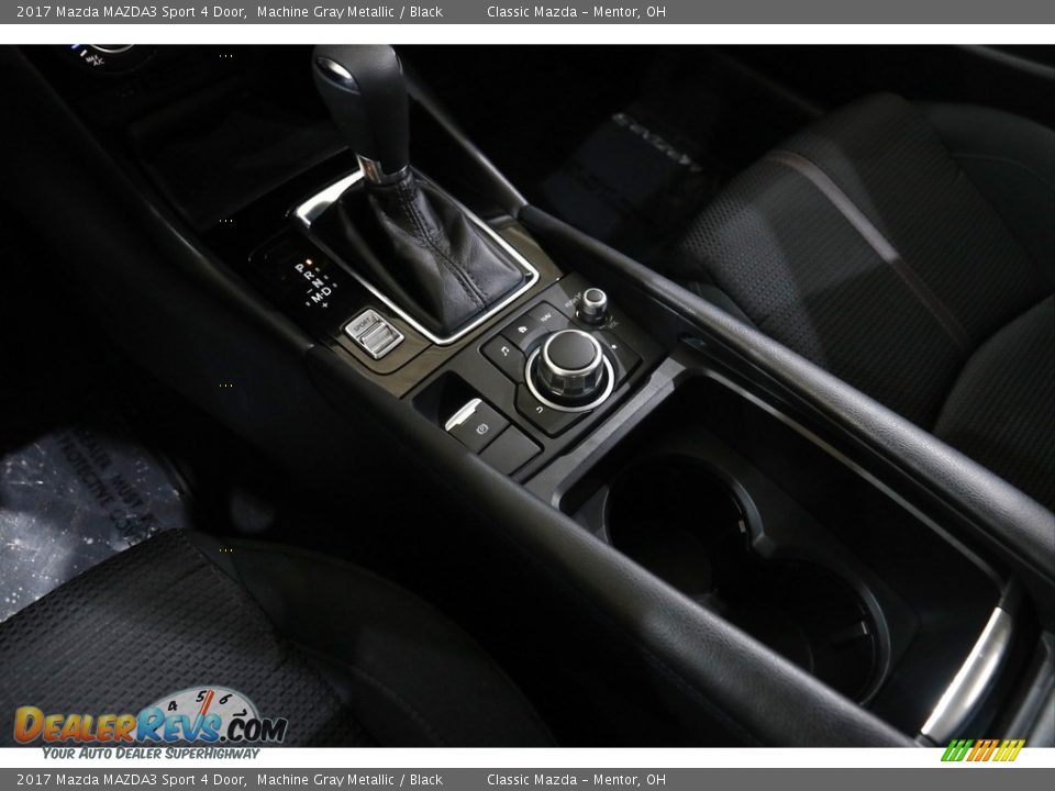 2017 Mazda MAZDA3 Sport 4 Door Machine Gray Metallic / Black Photo #14