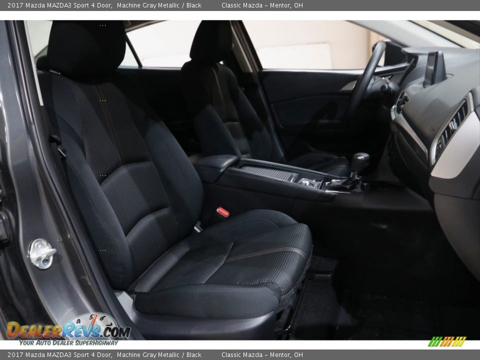 2017 Mazda MAZDA3 Sport 4 Door Machine Gray Metallic / Black Photo #15
