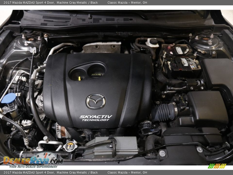2017 Mazda MAZDA3 Sport 4 Door Machine Gray Metallic / Black Photo #19