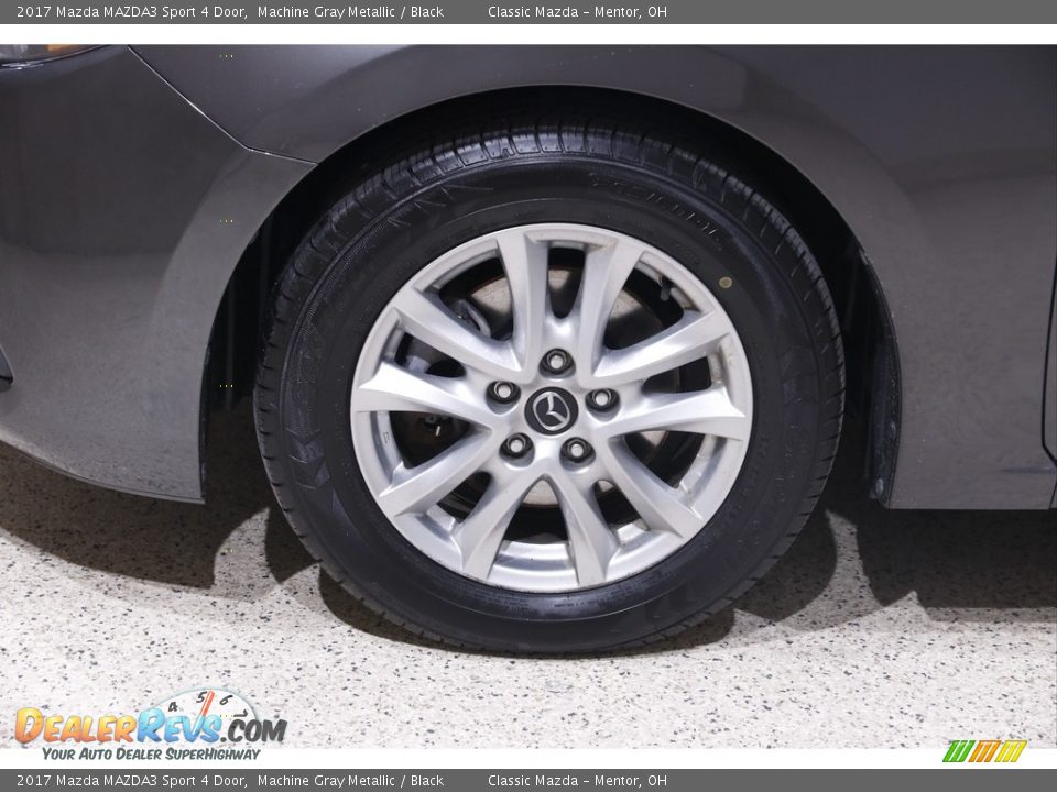 2017 Mazda MAZDA3 Sport 4 Door Machine Gray Metallic / Black Photo #20