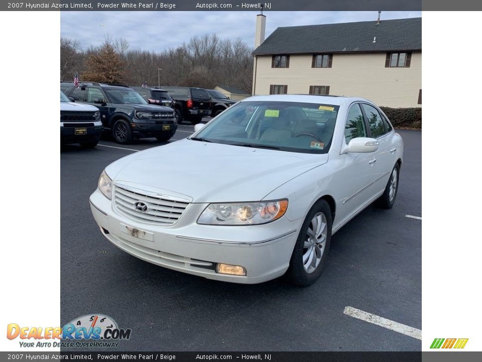 2007 Hyundai Azera Limited Powder White Pearl / Beige Photo #1