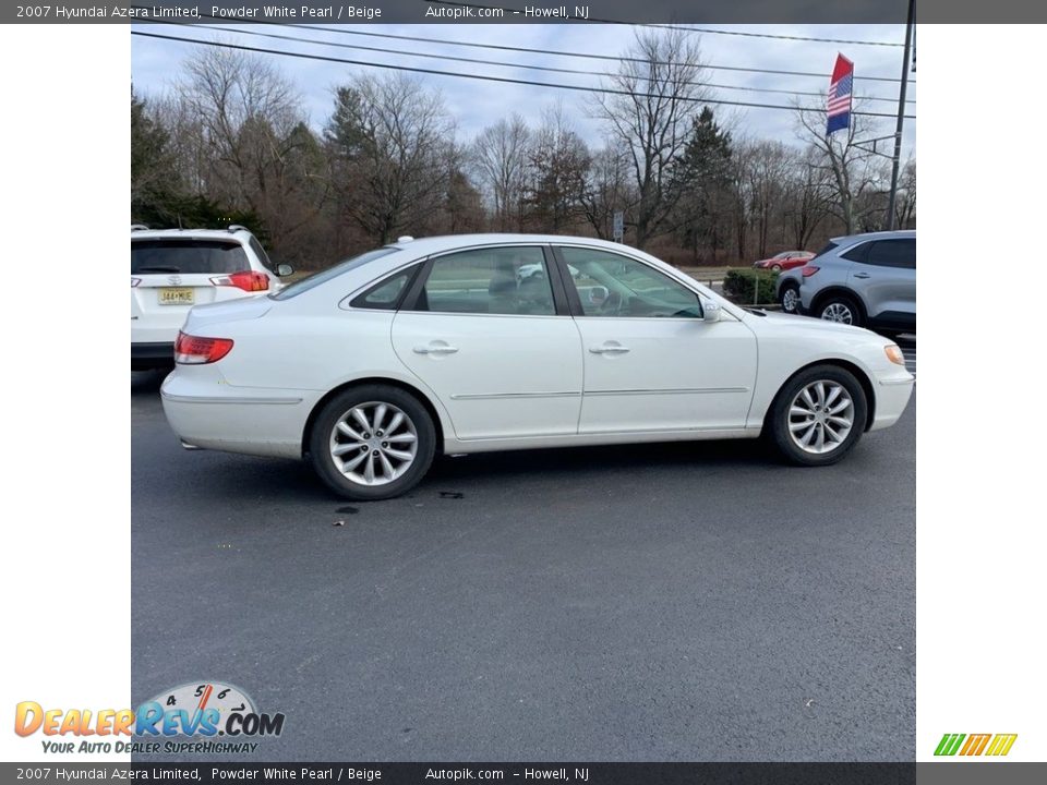2007 Hyundai Azera Limited Powder White Pearl / Beige Photo #5