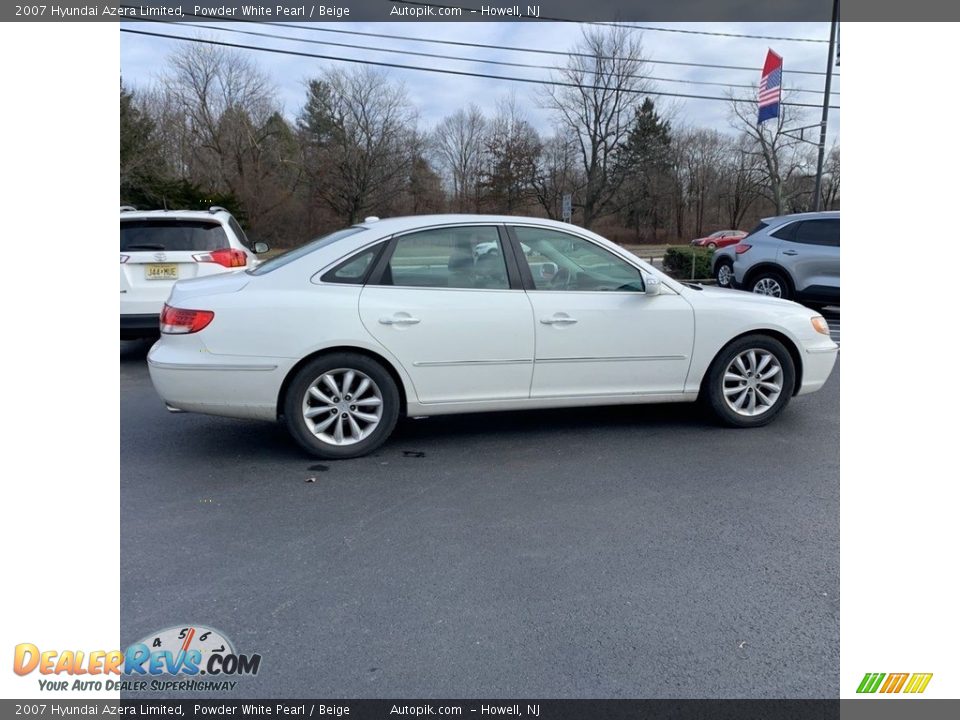 2007 Hyundai Azera Limited Powder White Pearl / Beige Photo #5