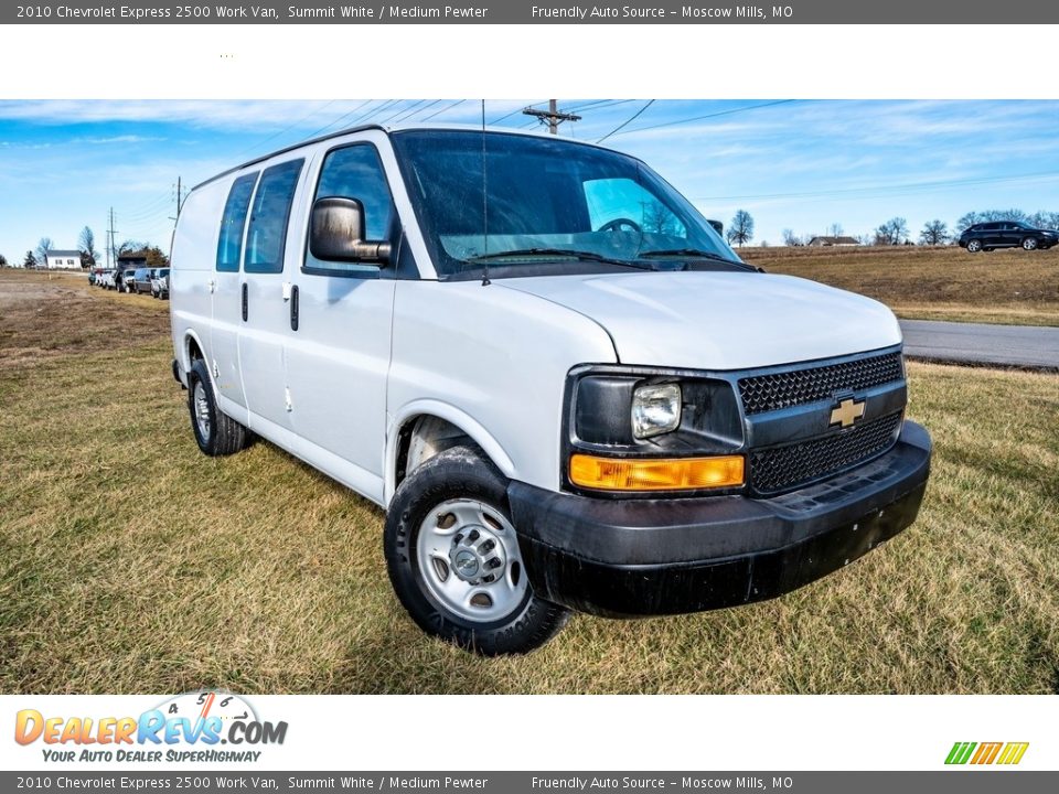 2010 Chevrolet Express 2500 Work Van Summit White / Medium Pewter Photo #1