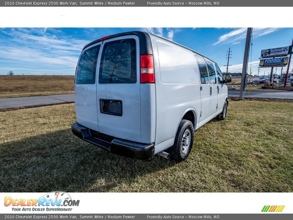 2010 Chevrolet Express 2500 Work Van Summit White / Medium Pewter Photo #4