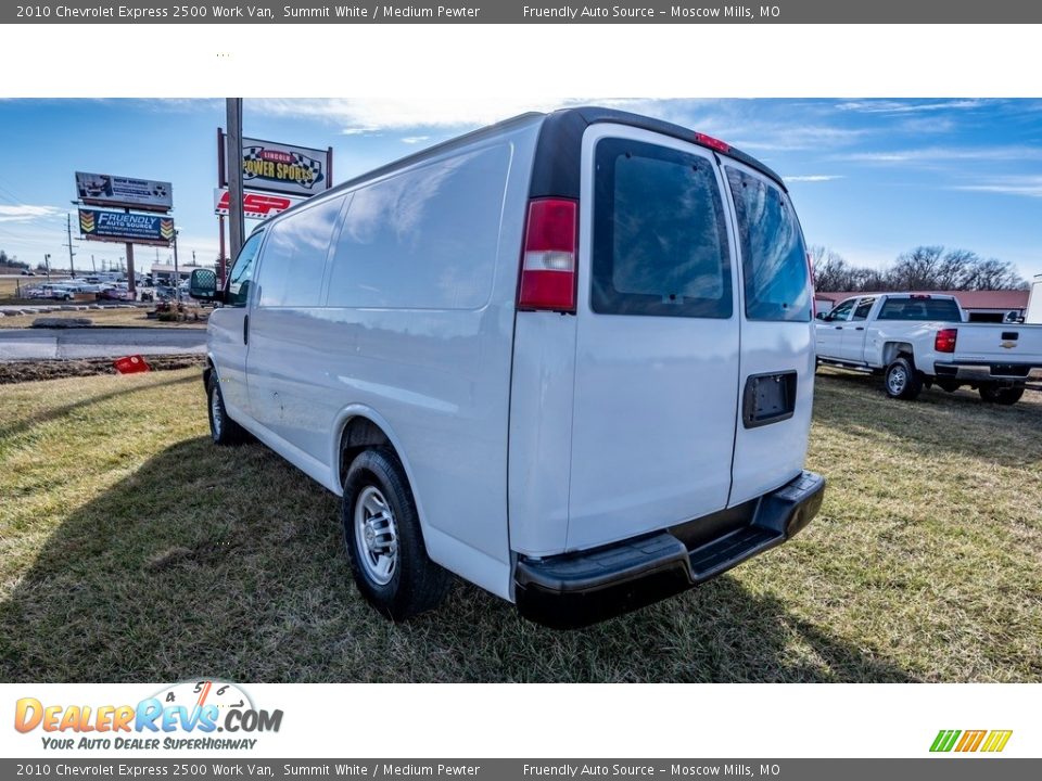 2010 Chevrolet Express 2500 Work Van Summit White / Medium Pewter Photo #6