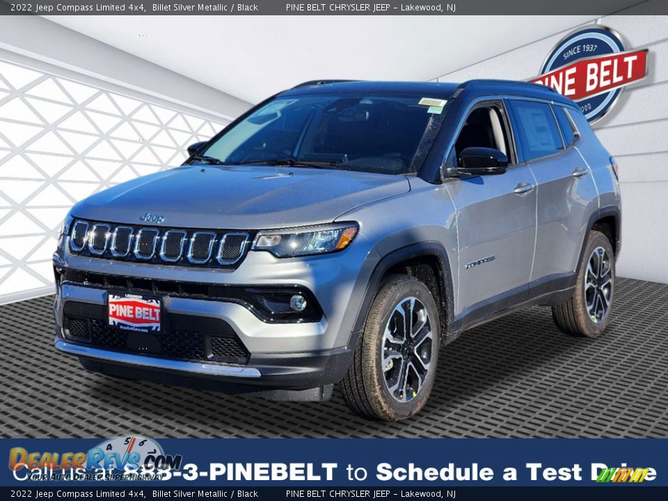 2022 Jeep Compass Limited 4x4 Billet Silver Metallic / Black Photo #1