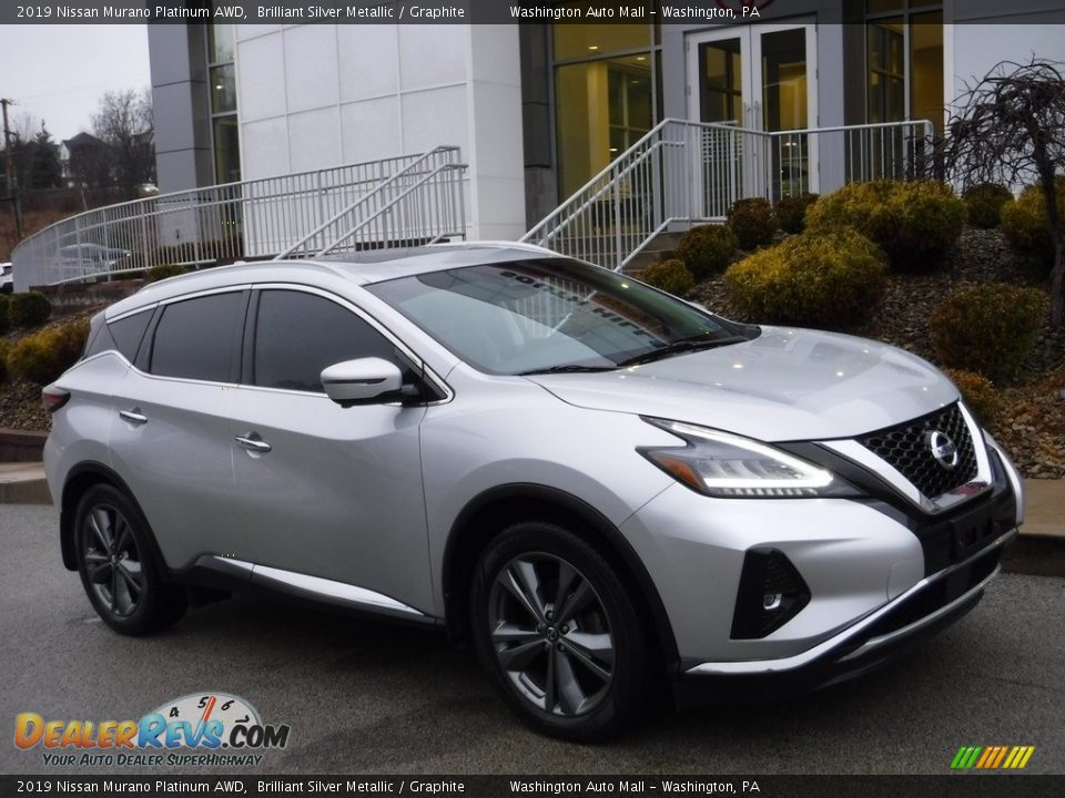 2019 Nissan Murano Platinum AWD Brilliant Silver Metallic / Graphite Photo #1