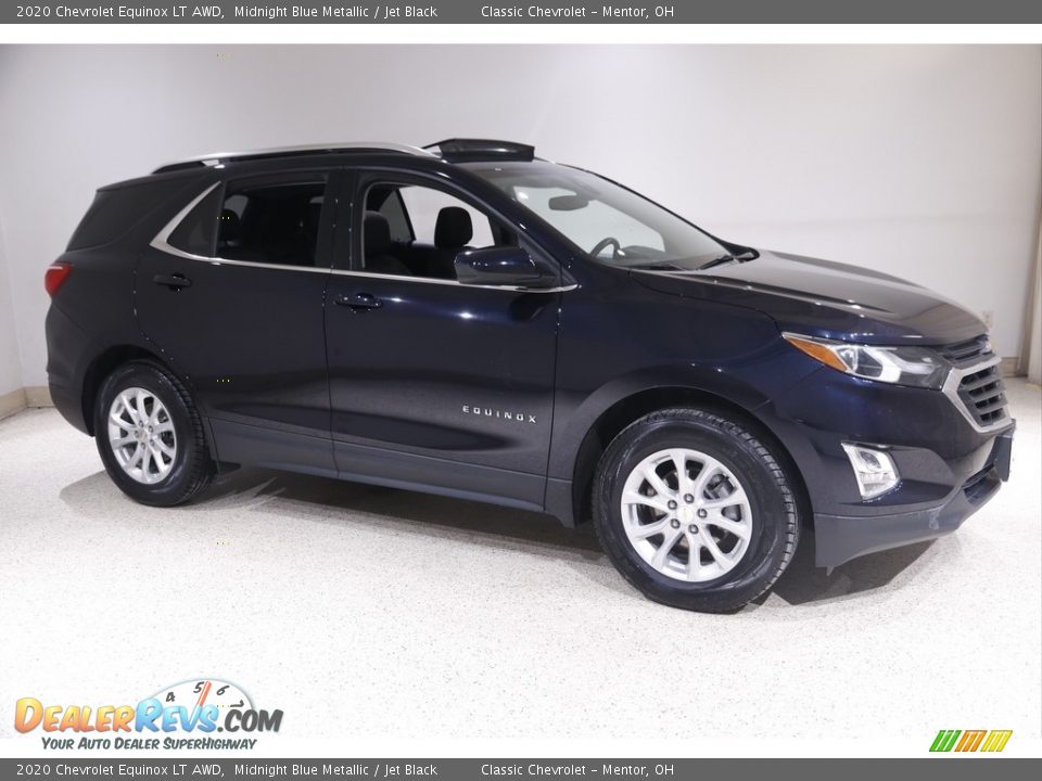 2020 Chevrolet Equinox LT AWD Midnight Blue Metallic / Jet Black Photo #1