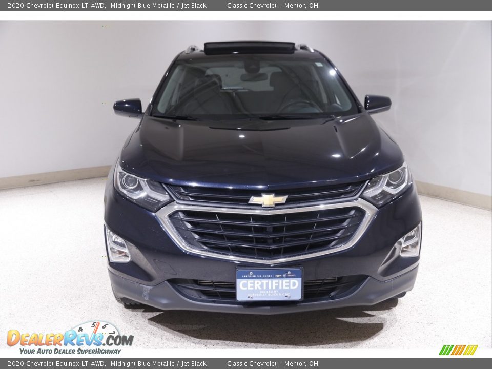 2020 Chevrolet Equinox LT AWD Midnight Blue Metallic / Jet Black Photo #2