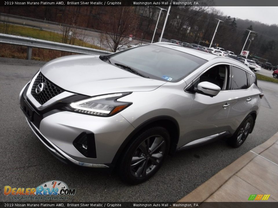 2019 Nissan Murano Platinum AWD Brilliant Silver Metallic / Graphite Photo #12