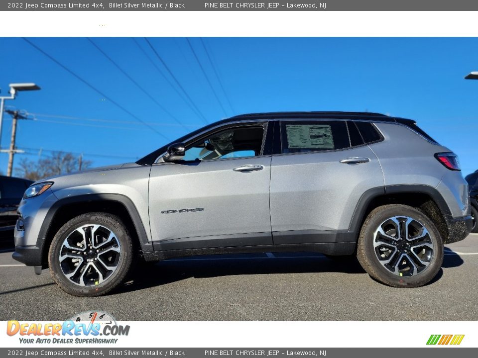 2022 Jeep Compass Limited 4x4 Billet Silver Metallic / Black Photo #3