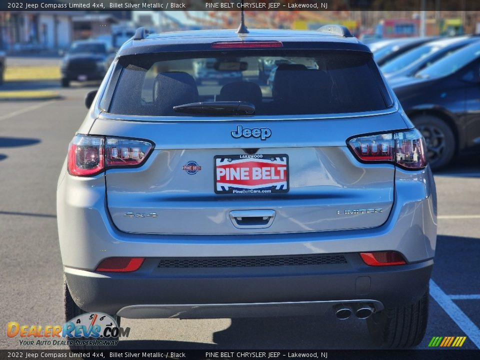 2022 Jeep Compass Limited 4x4 Billet Silver Metallic / Black Photo #6