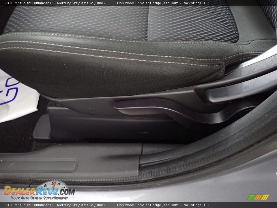 2018 Mitsubishi Outlander ES Mercury Gray Metallic / Black Photo #13