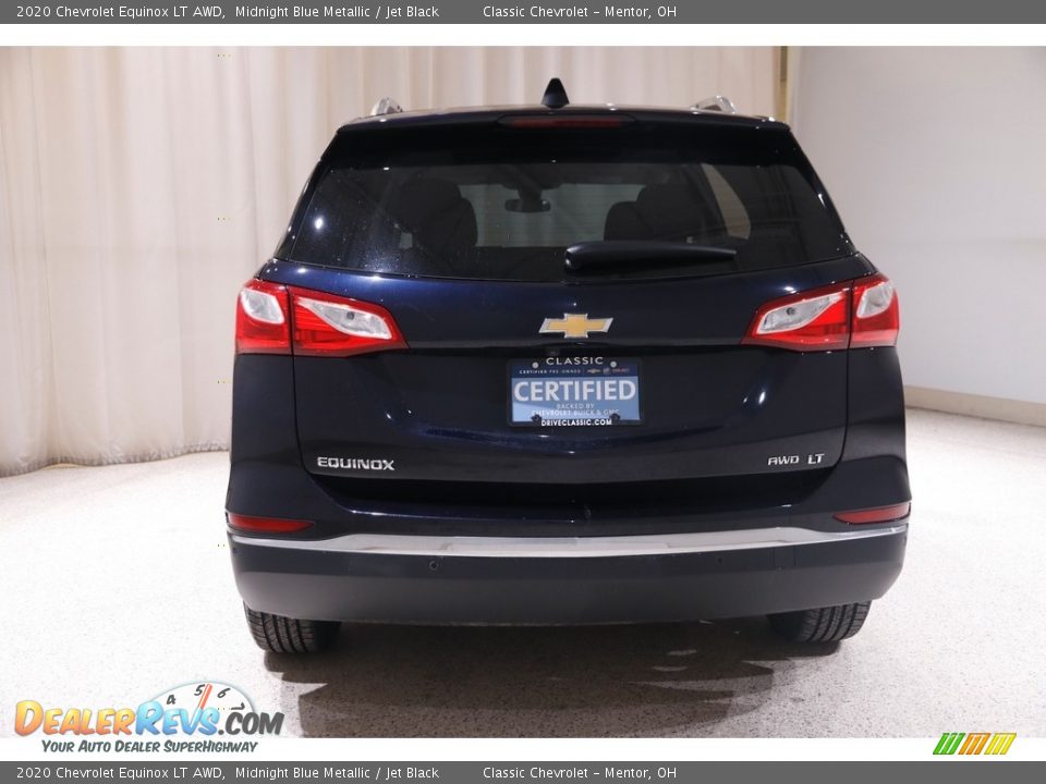 2020 Chevrolet Equinox LT AWD Midnight Blue Metallic / Jet Black Photo #19