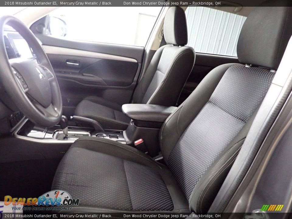 2018 Mitsubishi Outlander ES Mercury Gray Metallic / Black Photo #14