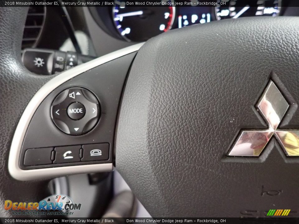 2018 Mitsubishi Outlander ES Mercury Gray Metallic / Black Photo #16