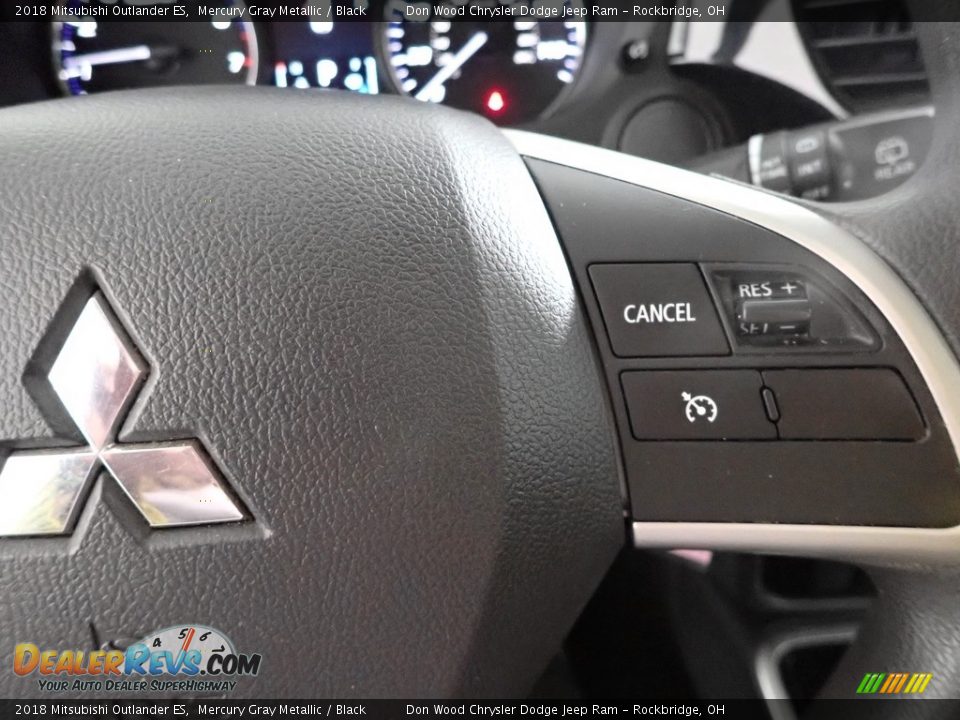 2018 Mitsubishi Outlander ES Mercury Gray Metallic / Black Photo #17