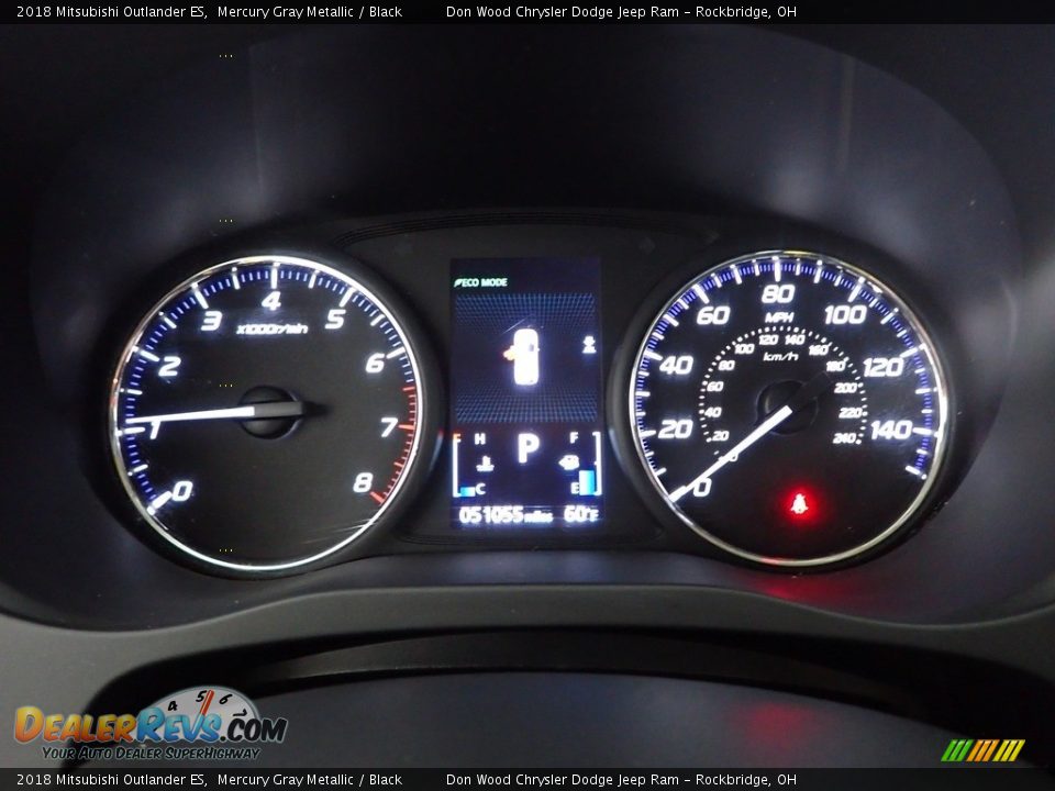 2018 Mitsubishi Outlander ES Mercury Gray Metallic / Black Photo #18