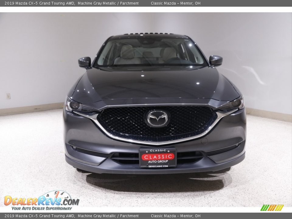 2019 Mazda CX-5 Grand Touring AWD Machine Gray Metallic / Parchment Photo #2