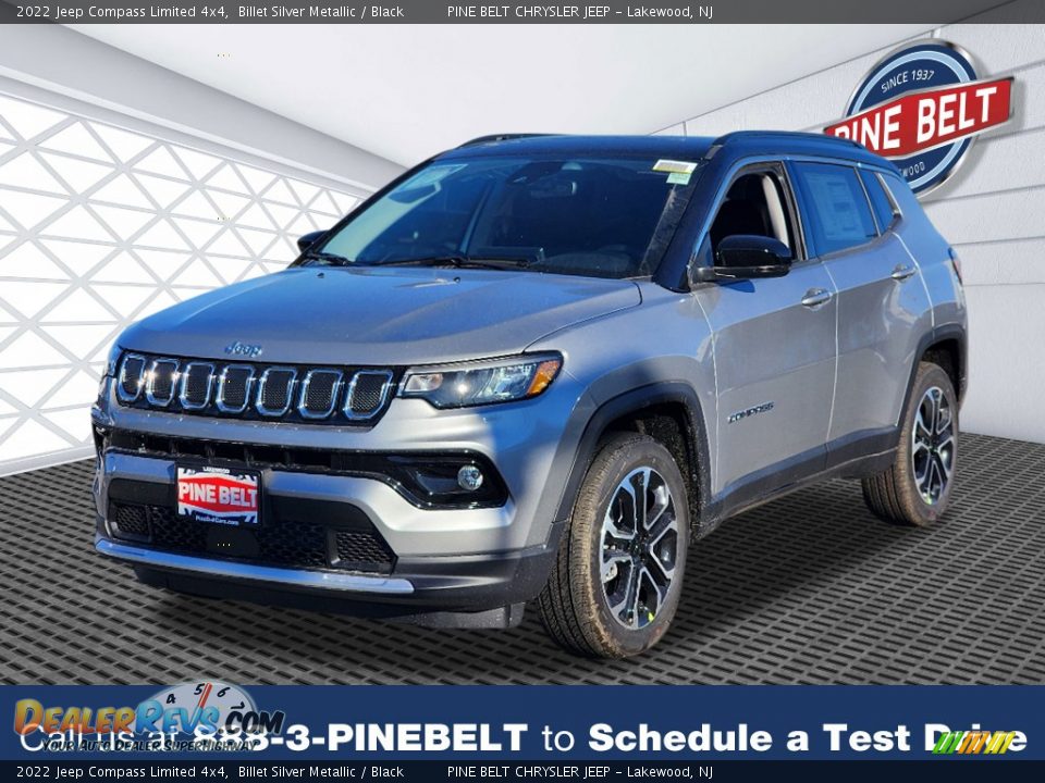 2022 Jeep Compass Limited 4x4 Billet Silver Metallic / Black Photo #1