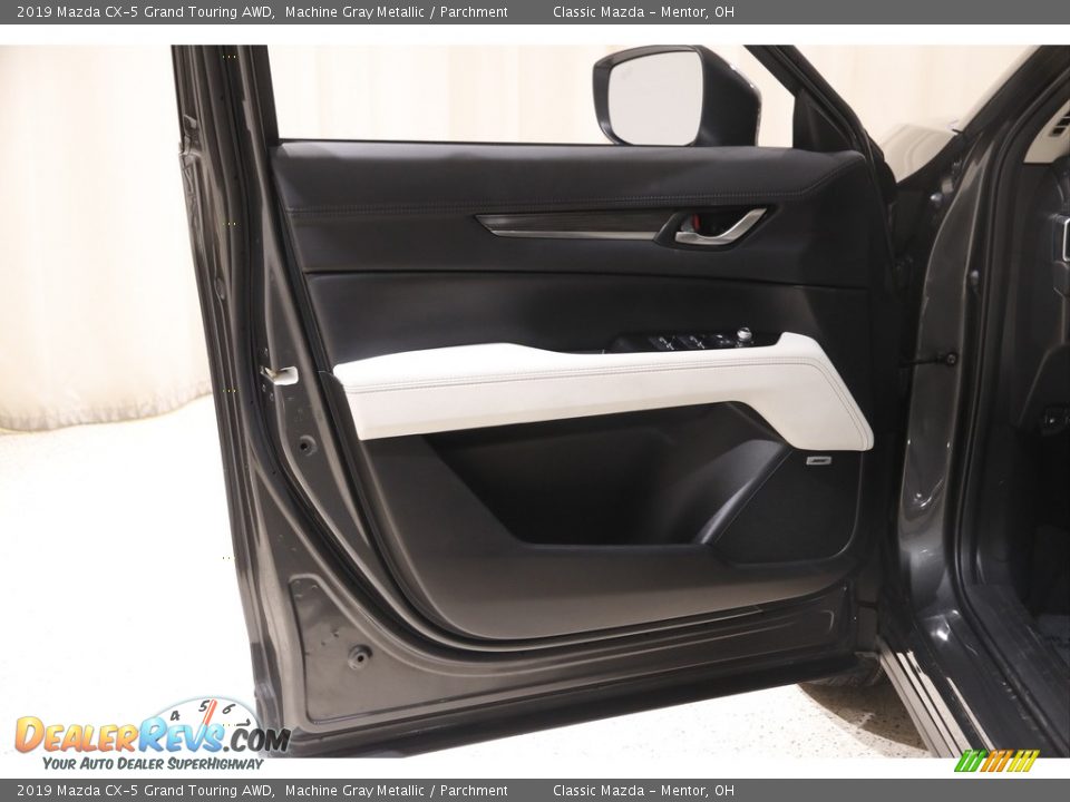 2019 Mazda CX-5 Grand Touring AWD Machine Gray Metallic / Parchment Photo #4