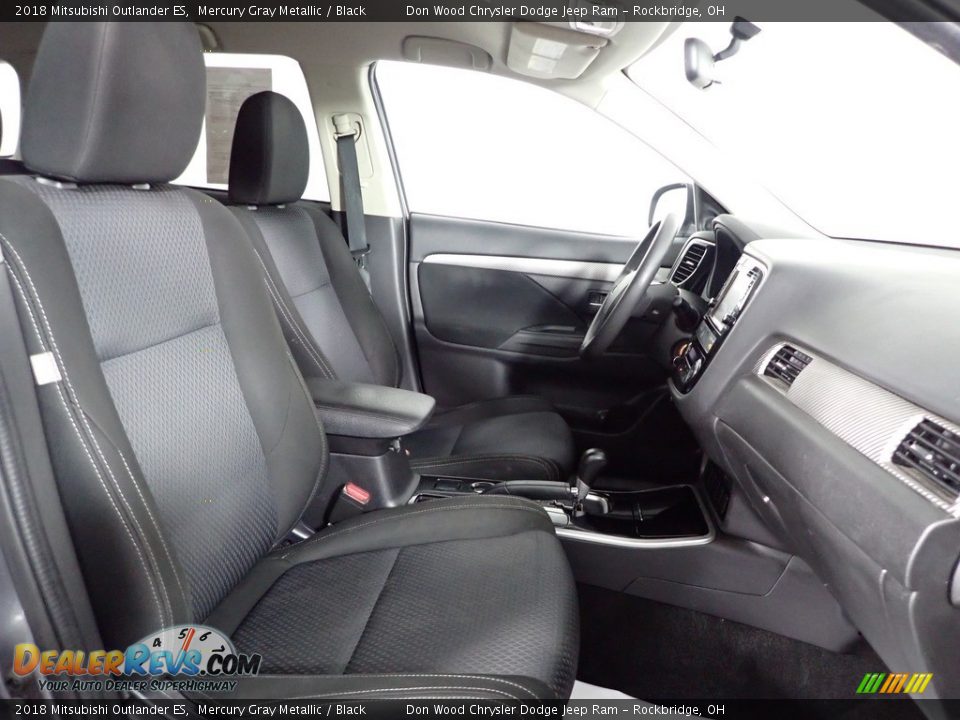 2018 Mitsubishi Outlander ES Mercury Gray Metallic / Black Photo #27