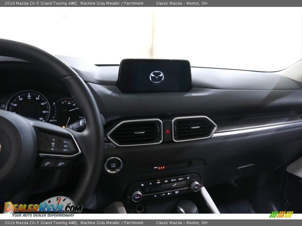 2019 Mazda CX-5 Grand Touring AWD Machine Gray Metallic / Parchment Photo #9